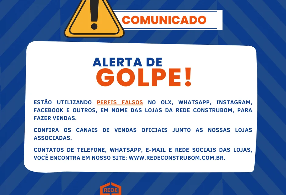 ATENÇÃO! Alerta de Golpe